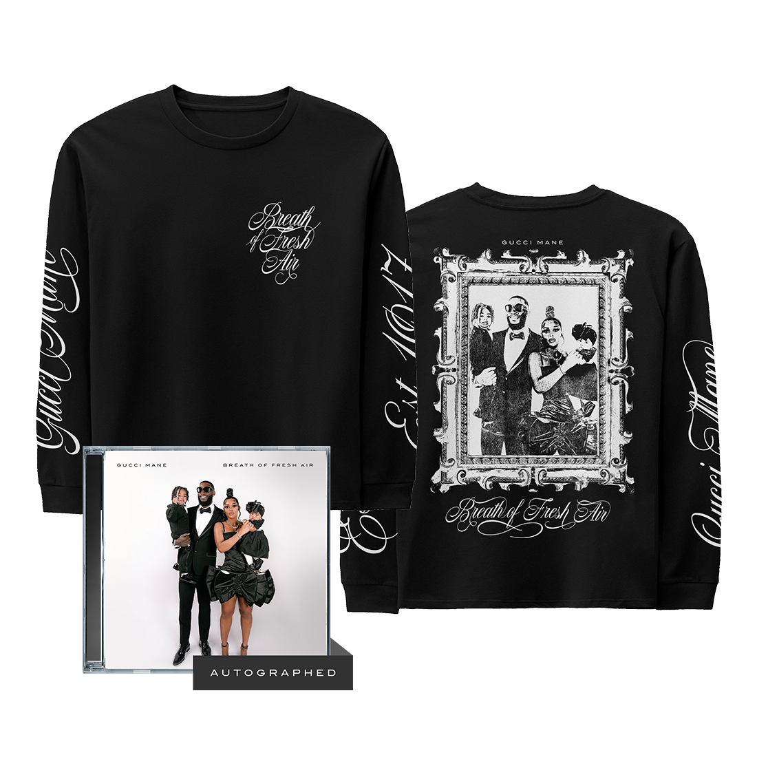Breath Of Fresh Air Signed CD Long Sleeve Fan Pack The New 1017 breath-of-fresh-air-signed-cd-long-sleeve-fan-pack-the-new-1017